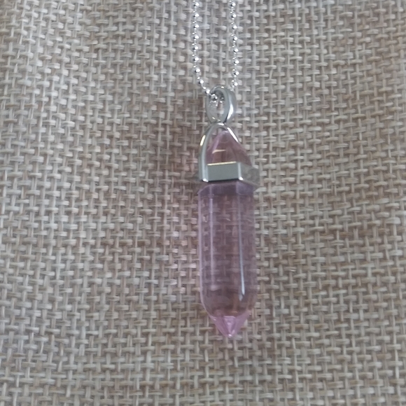 Bullet Shape Gemstone Necklace - Picture 1 of 3